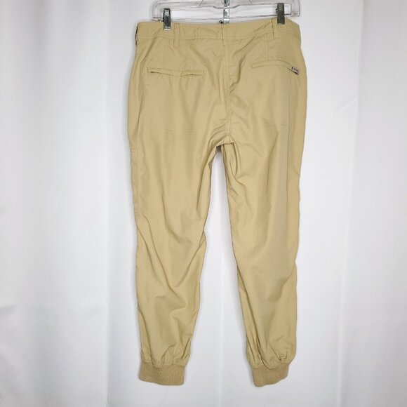Womens Gramicci Pants 8 Tan Nylon Athletic Jogger Outdoor Hiking Cargo - Picture 2 of 6